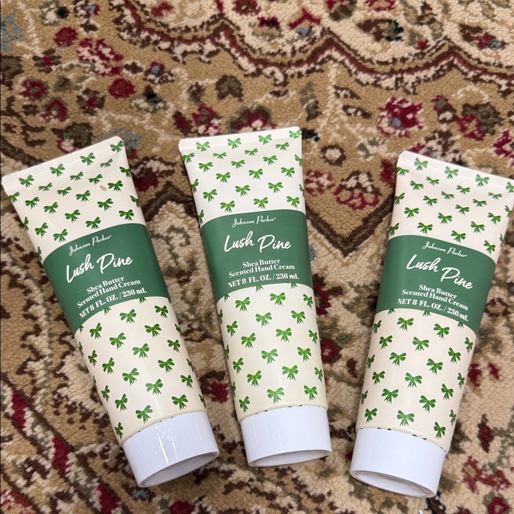 3 Lush Pine Shea Butter Hand Cream by - Green